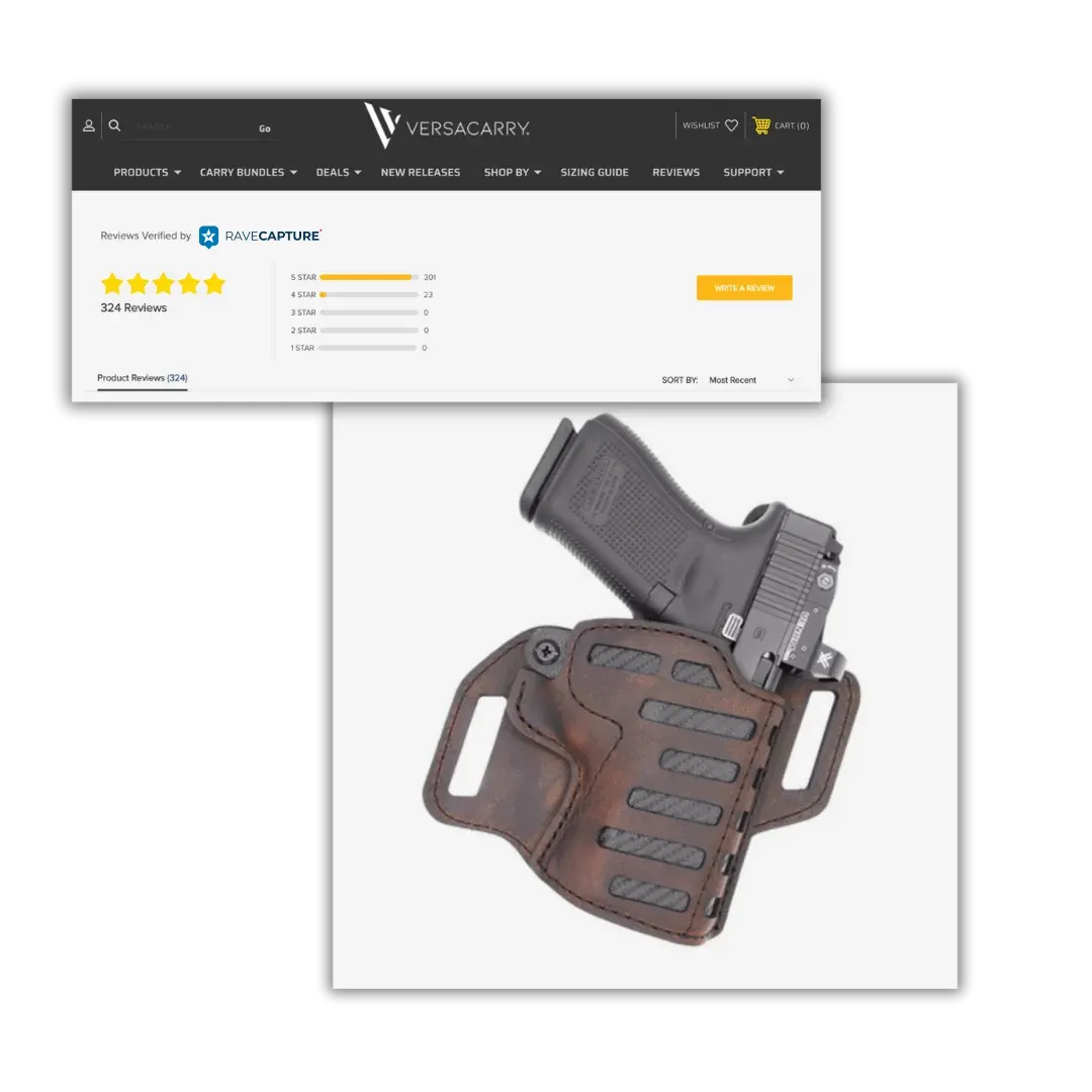 VersaCarry automated product review collection