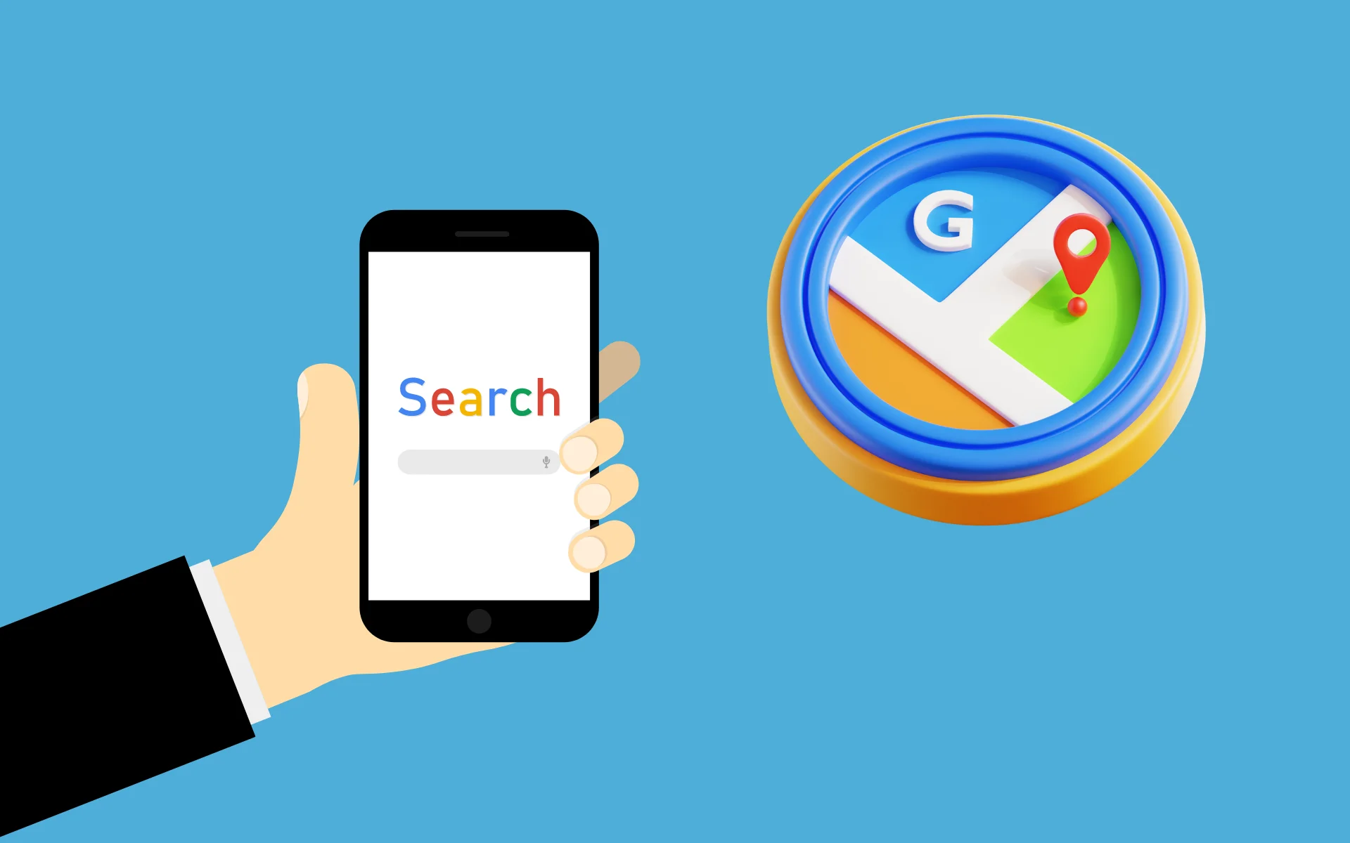 Google Business Profile showing customer reviews and ratings