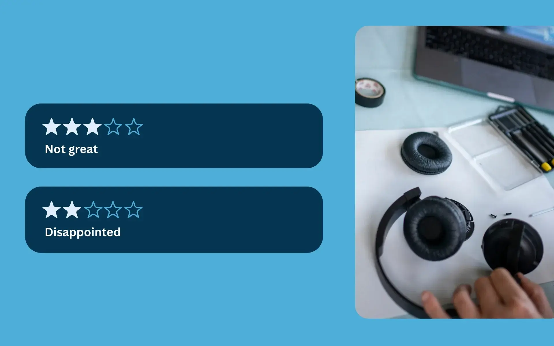 Strategies for correcting negative product review trends and improving online reputation