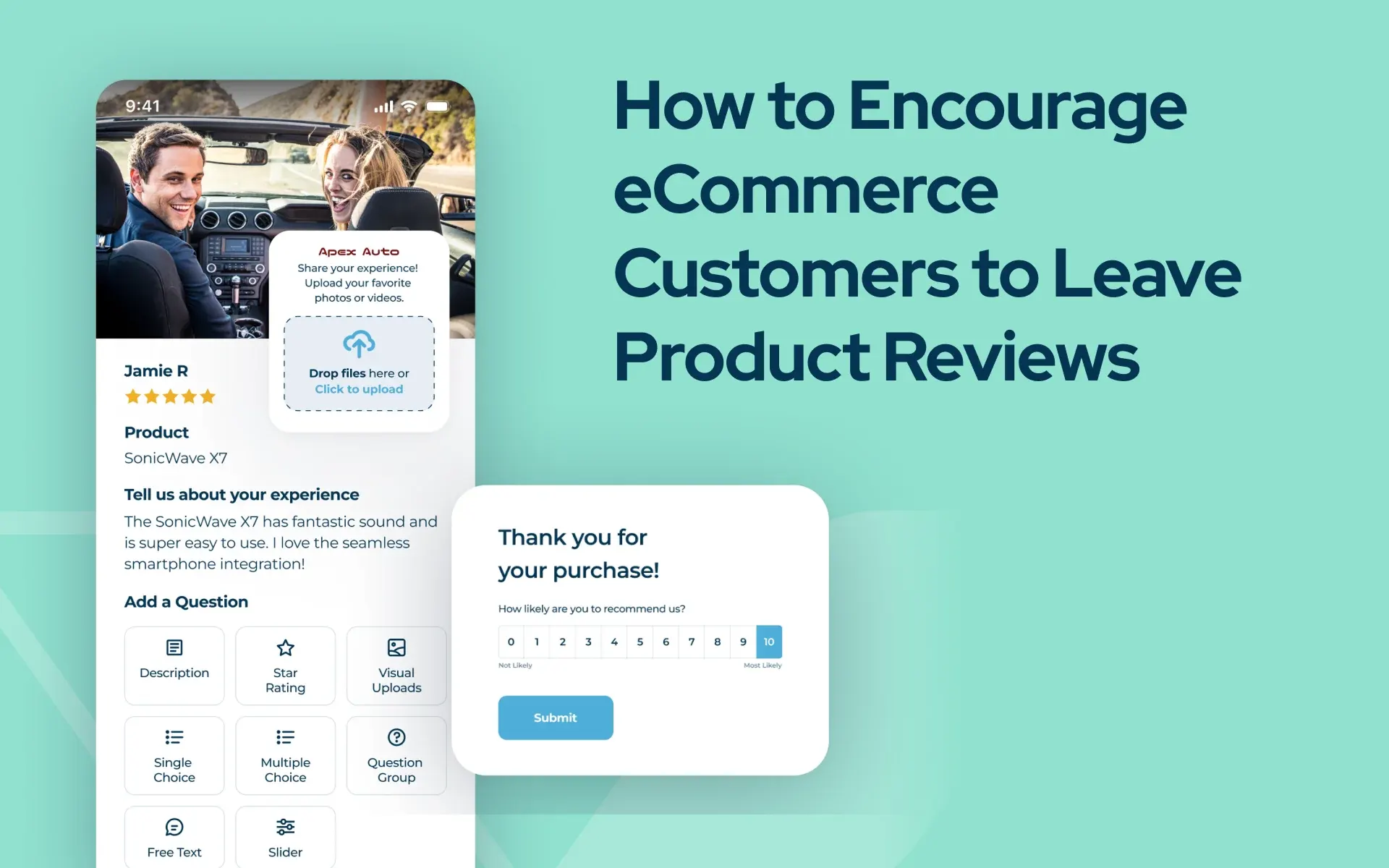 Strategies for encouraging ecommerce customers to leave product reviews