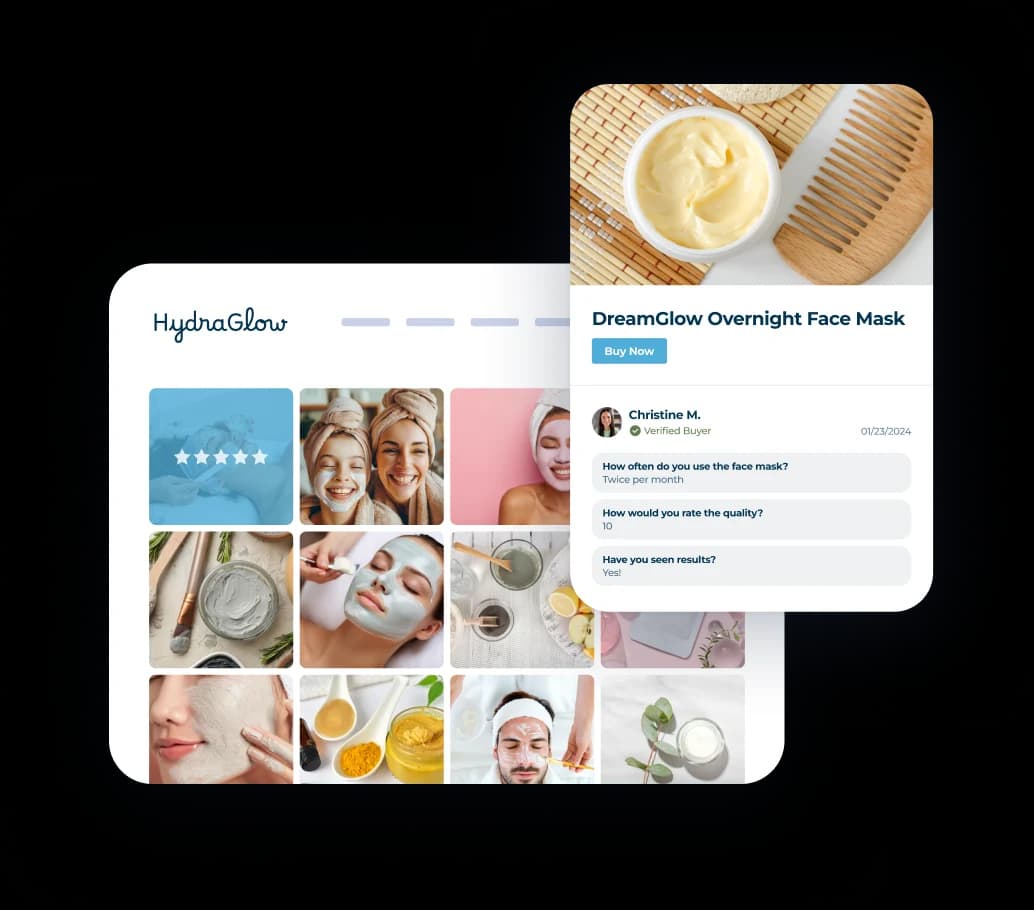 Q&A feature on product page with safety and compatibility questions