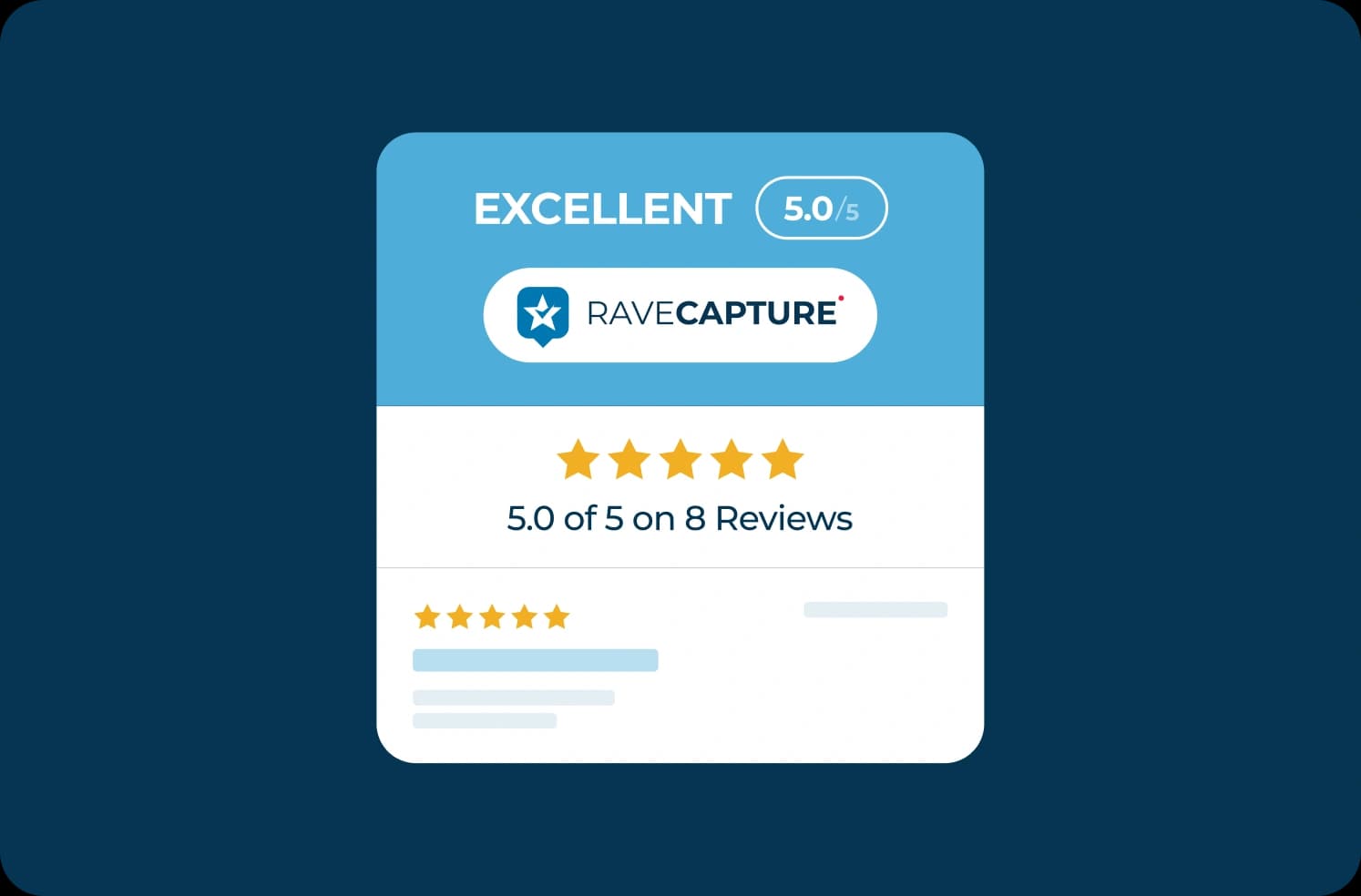 Company Review Widget preview showing company-level reviews