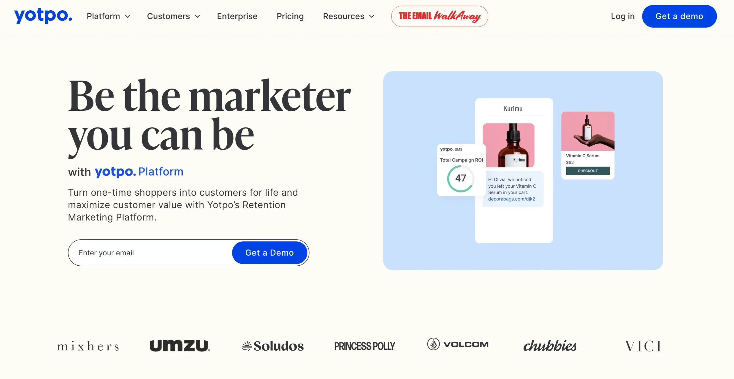 Yotpo platform homepage