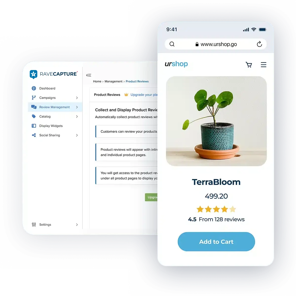 Collect product reviews
