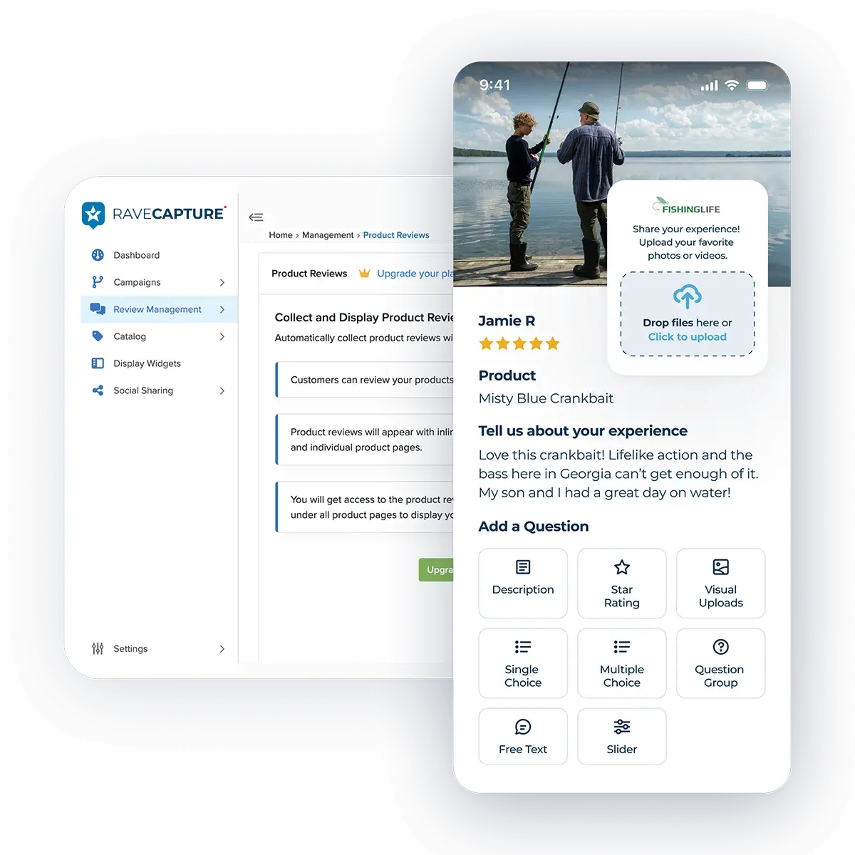 Upload and share UGC