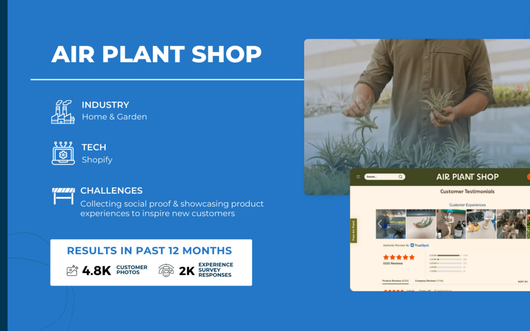 How Air Plant Shop Collected +2k Customer Experiences