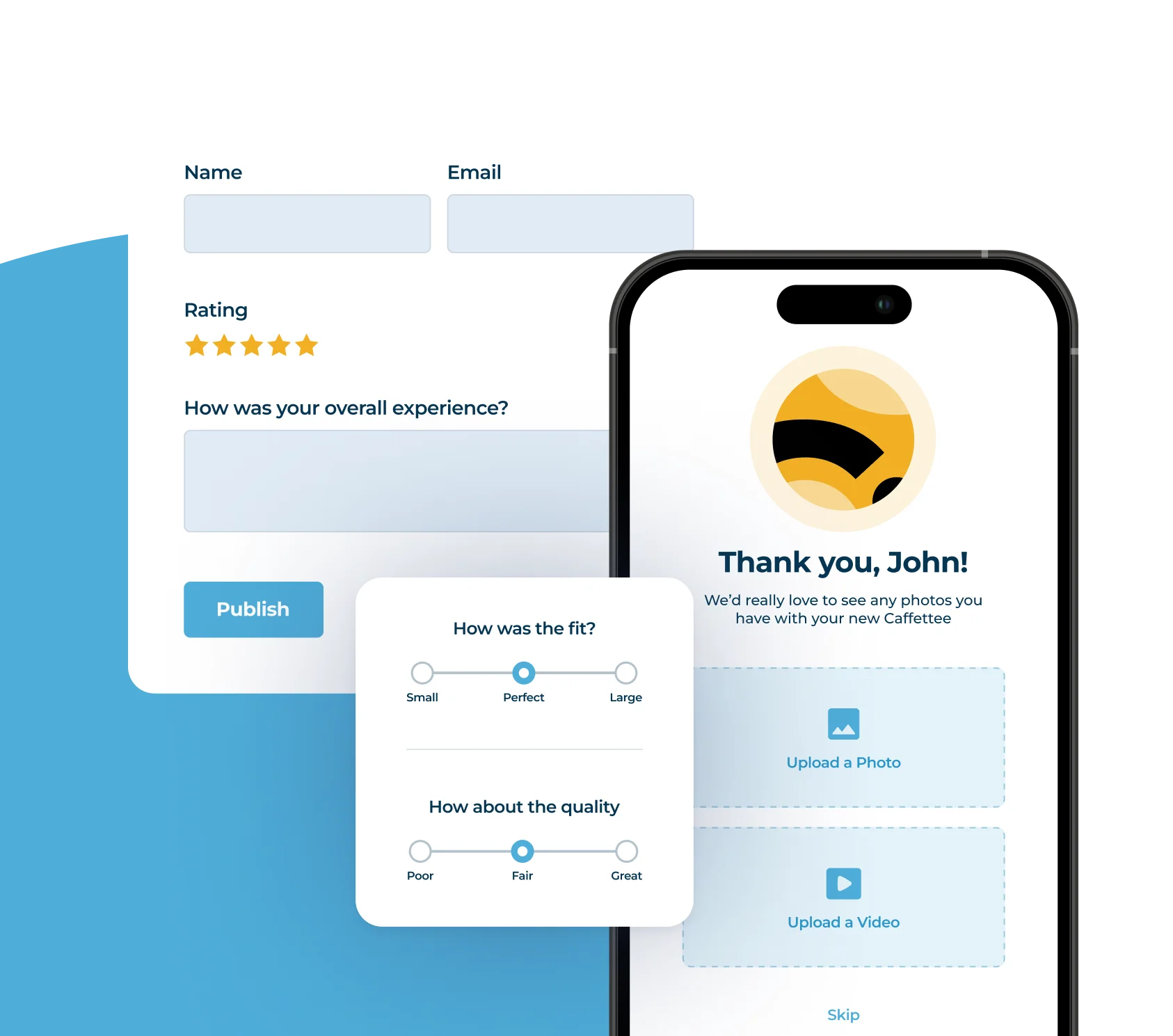 collect and display reviews from your customers