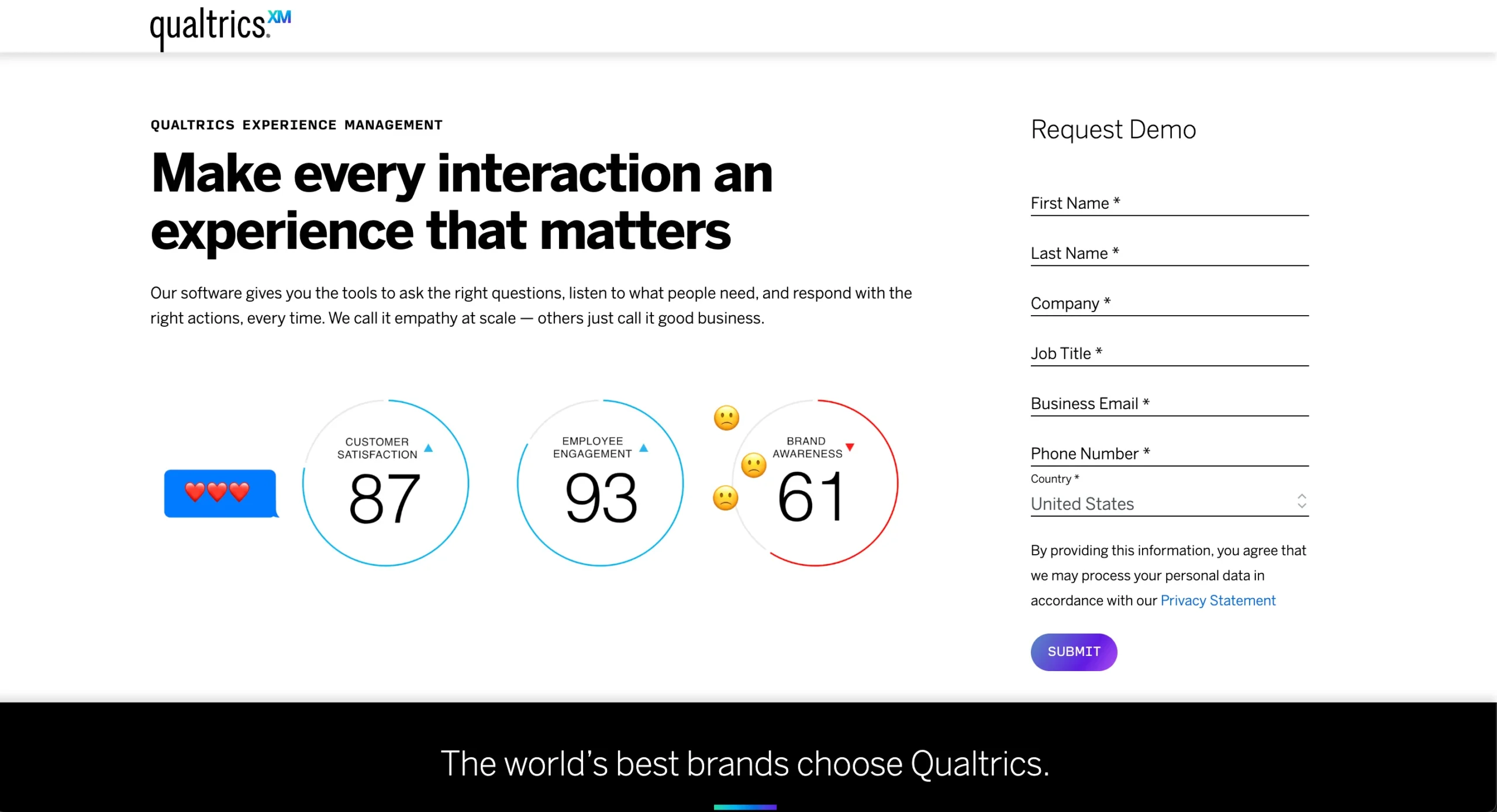 qualtrics homepage