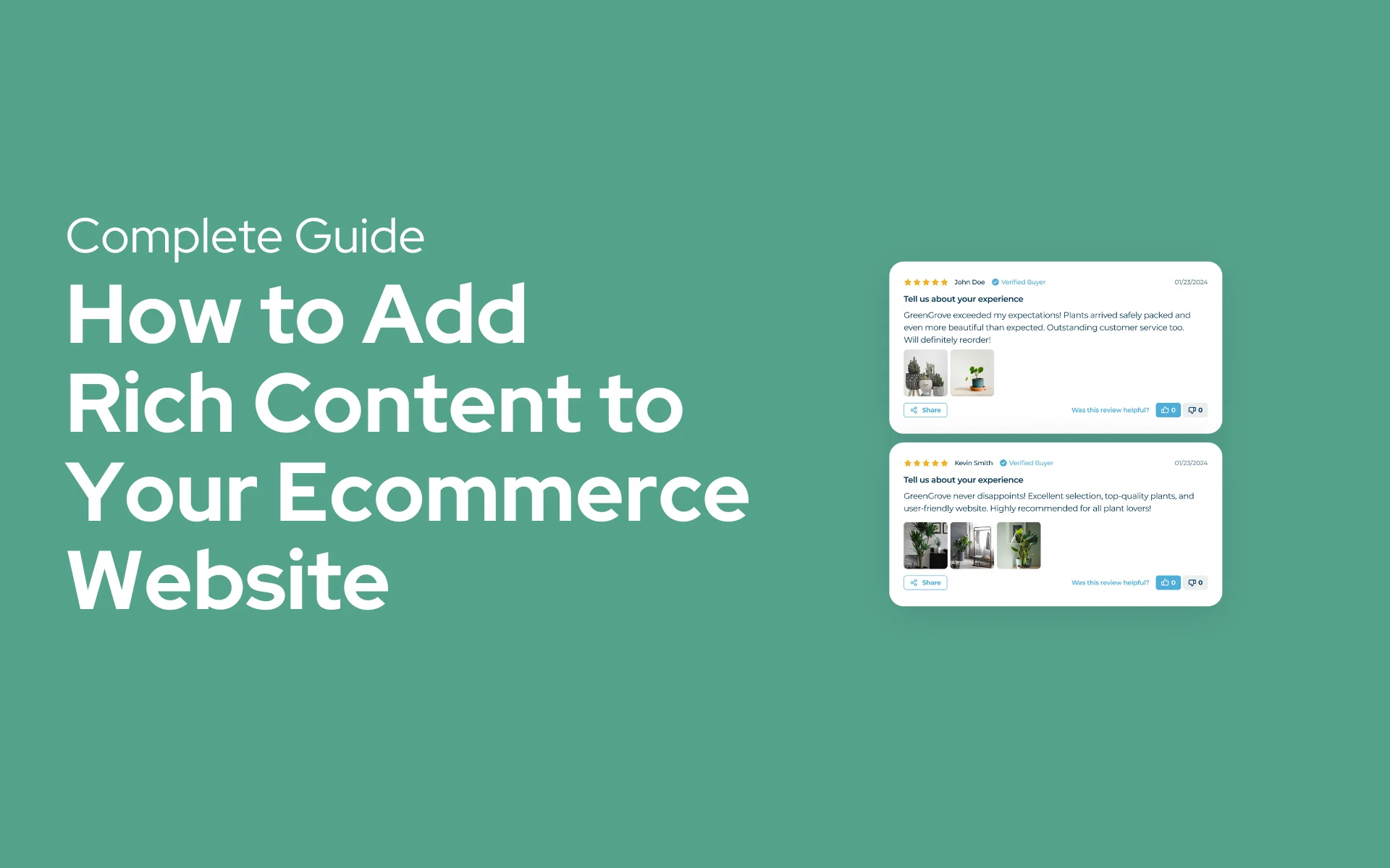 How to Add Rich Content to Your Ecommerce Website