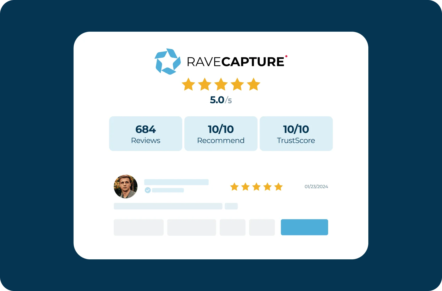 RaveCapture TrustPage Widget