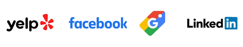 Business platforms integration for displaying reviews on your website