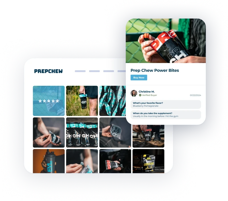 Customization interface showing brand color matching and design options for review widgets